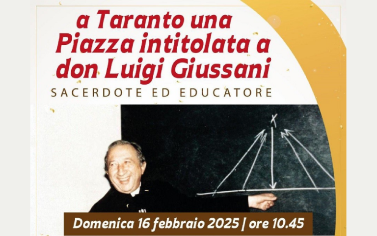 Piazza don Giussani a Taranto